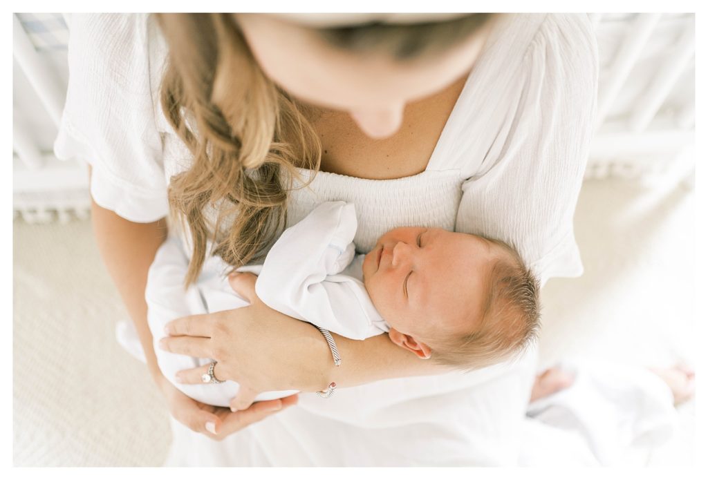 Roswell in-home newborn portrait session